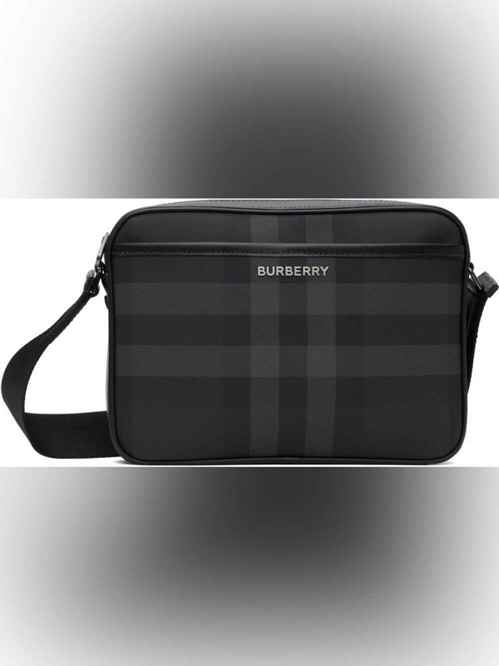Burberry Black Check Crossbody Bag